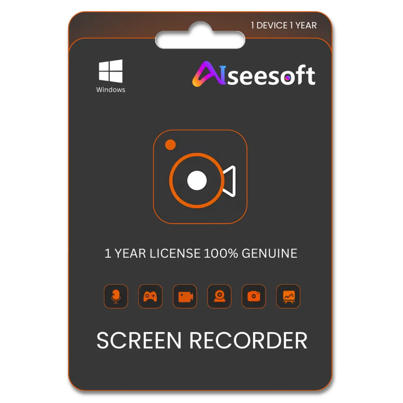 Aiseesoft Screen Recorder - 1 Device 1 Year Key
