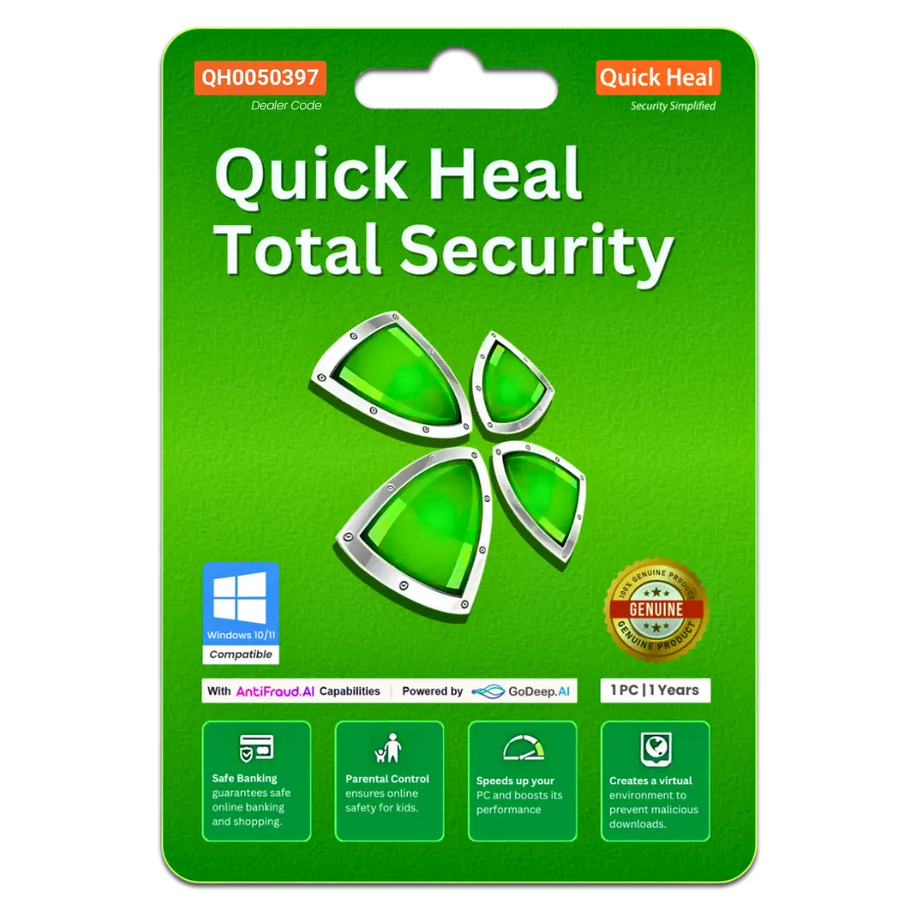 Quick Heal Total Security 1 Device for 1 Years Protection - Image 1