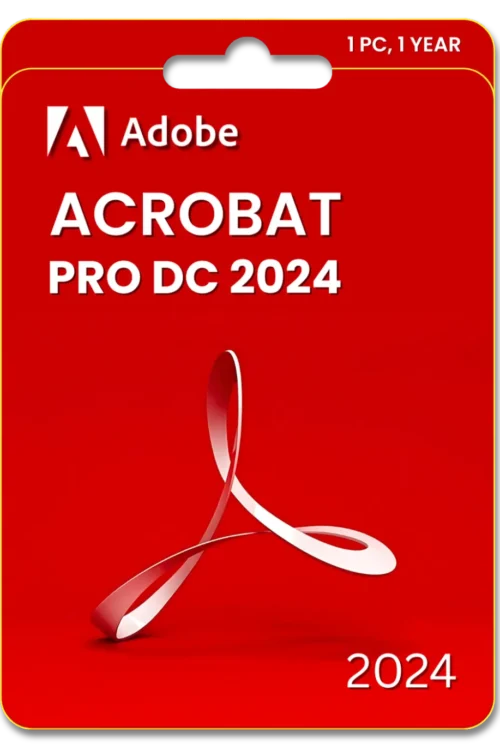 Adobe Acrobat 2024 Pro DC 1 Device for 1 Year