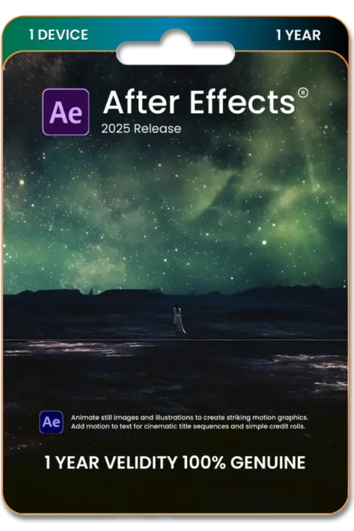 Adobe After Effects Original License for 1 Device 1 Year