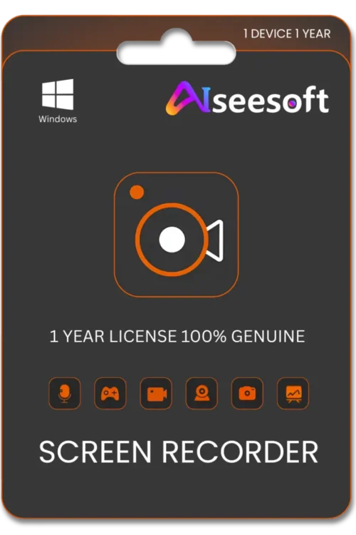 Aiseesoft Screen Recorder - 1 Device 1 Year Key