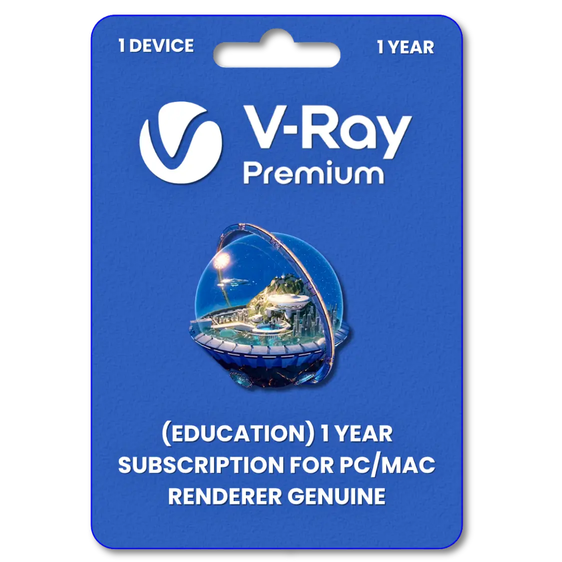V-Ray Premium (Education) 1 Year Subscription for PC/Mac